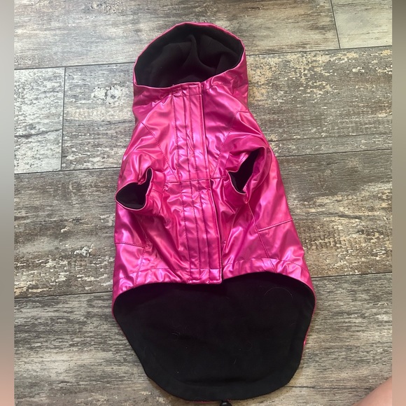 Pink Dog Jacket with Black Lining - Picture 2 of 5